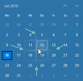 Fluent - Calendar
